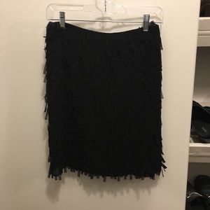 Ann Taylor Fringed Skirt